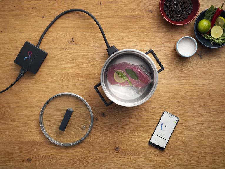 Fleisch sous-vide im Wired Cooker
