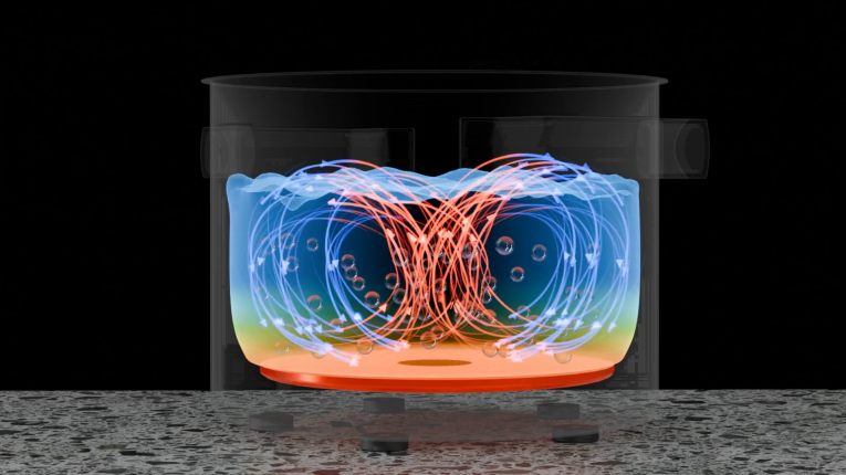 Röntgenbild Wired Cooker mit Konvektionsströmen